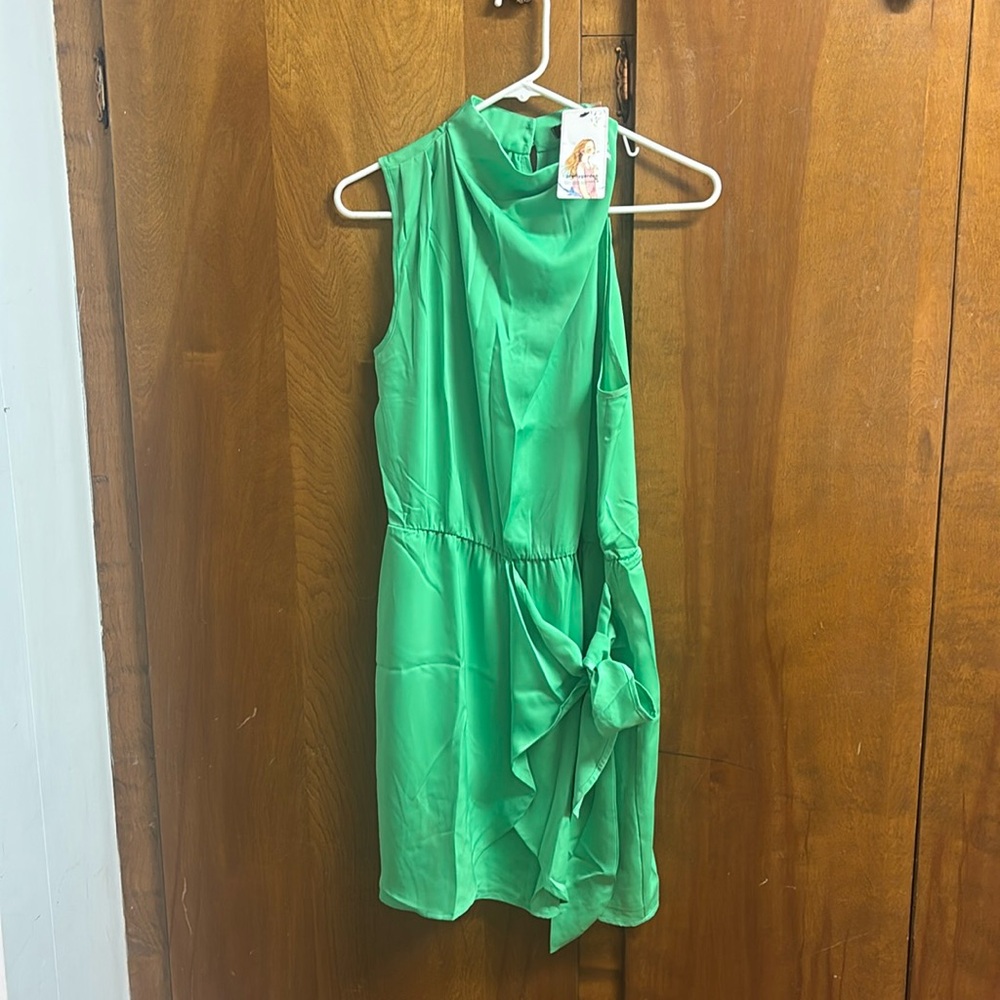Satin Green Mini Dress
Bought for a wedding and never worn!